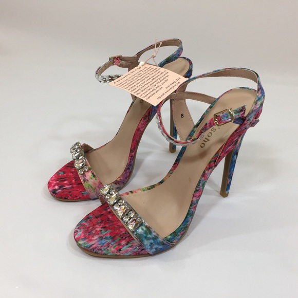 Zigisoho Rhinestone Heels 8 - Picture 3 of 5